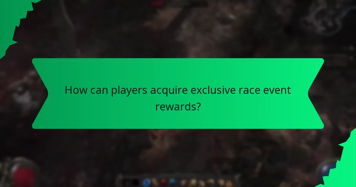 How is rarity defined for race event rewards?
