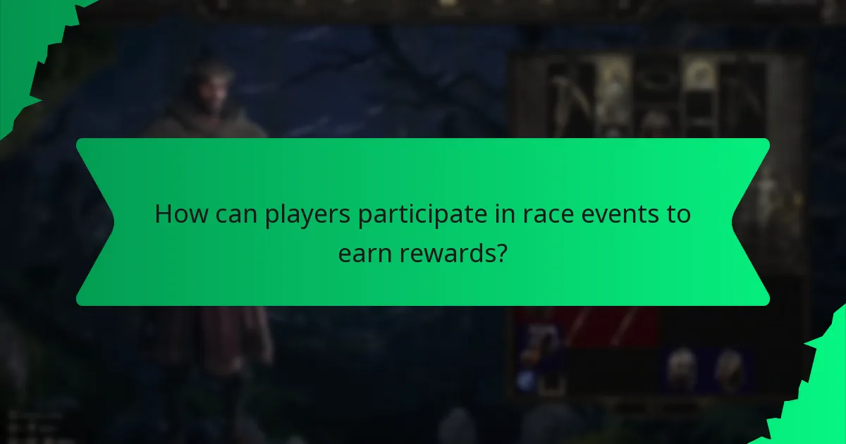 How does colour coding work for race event rewards?