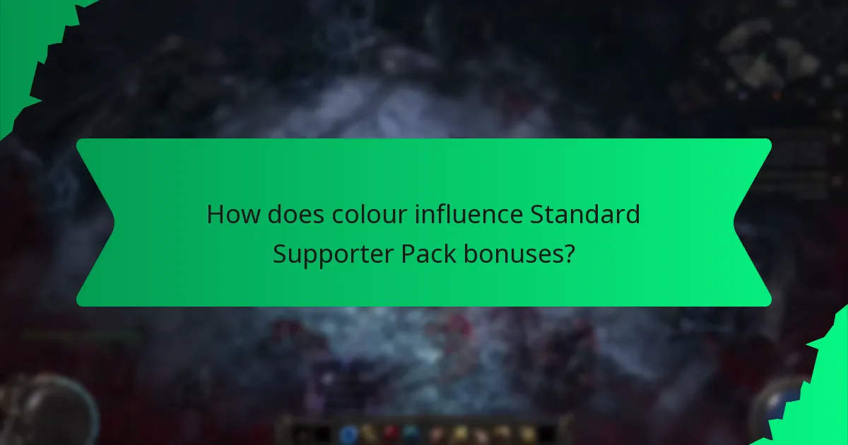 What effects do Standard Supporter Pack bonuses provide?