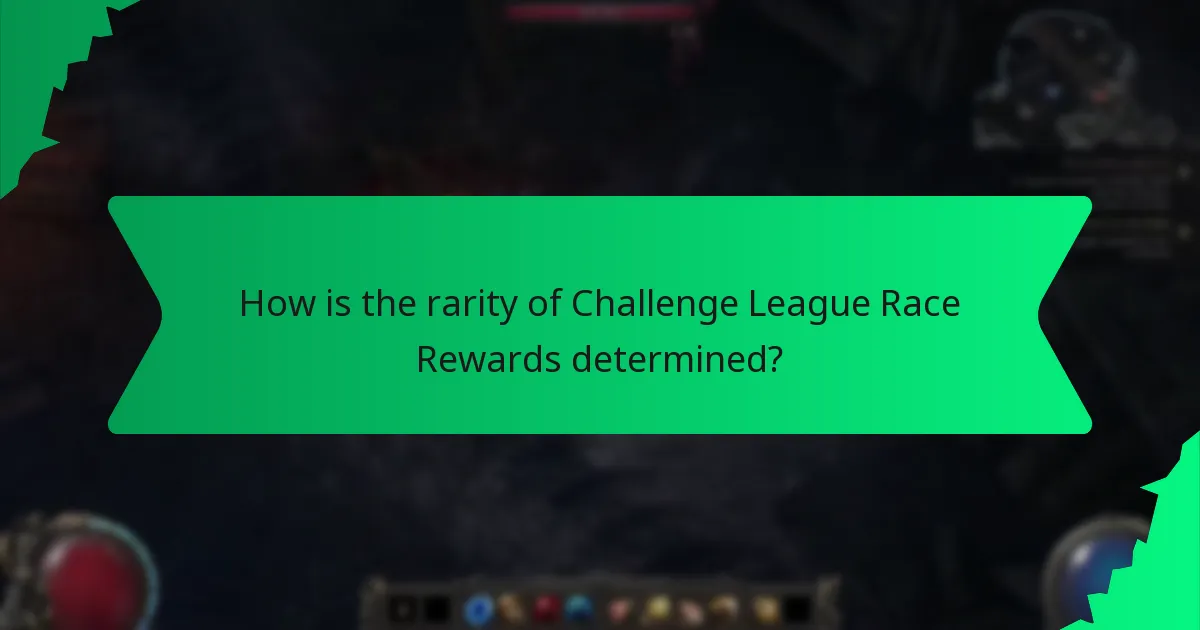 What role does colour play in Challenge League Race Rewards?