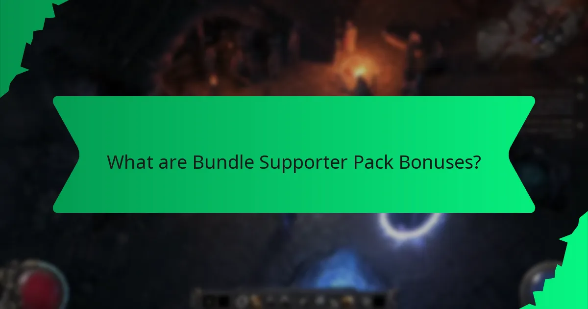 What colour variants are available for Bundle Supporter Pack Bonuses?