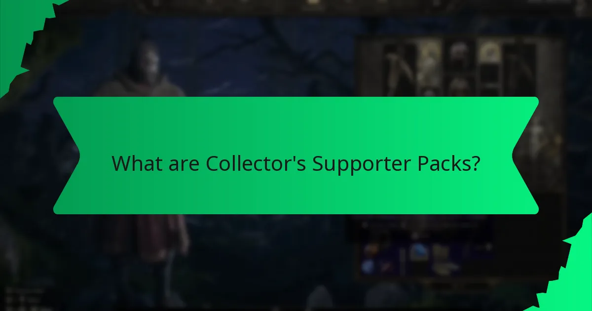 What role does colour play in Collector’s Supporter Pack Bonuses?