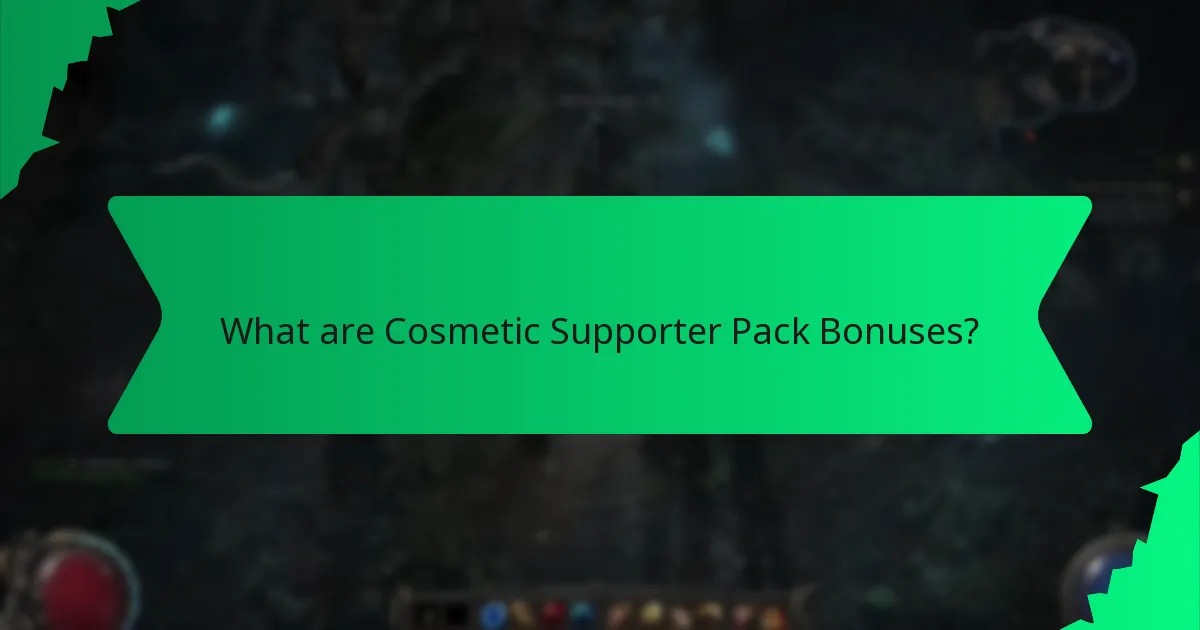 What colours are available in cosmetic supporter packs?