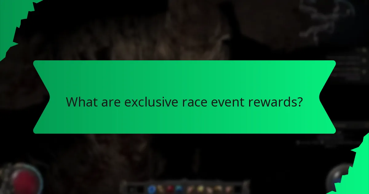 What effects do race event rewards have on gameplay?