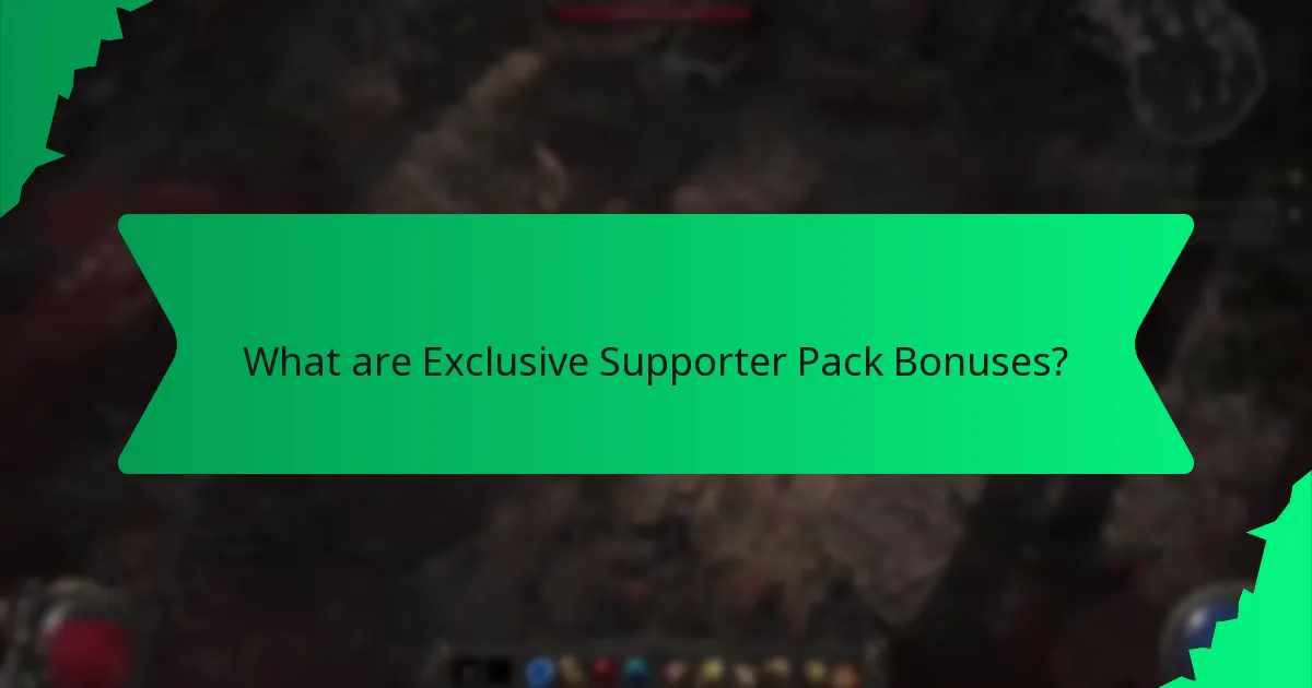 What Effects Do Supporter Pack Bonuses Have?