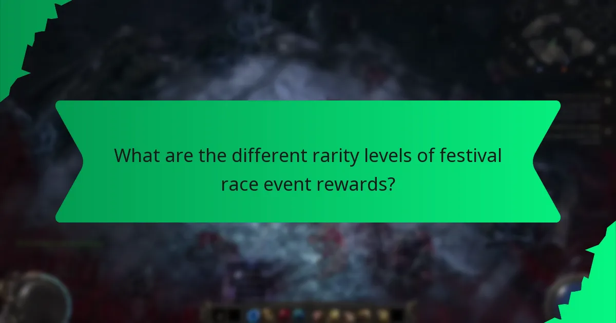 What effects do festival race event rewards provide?