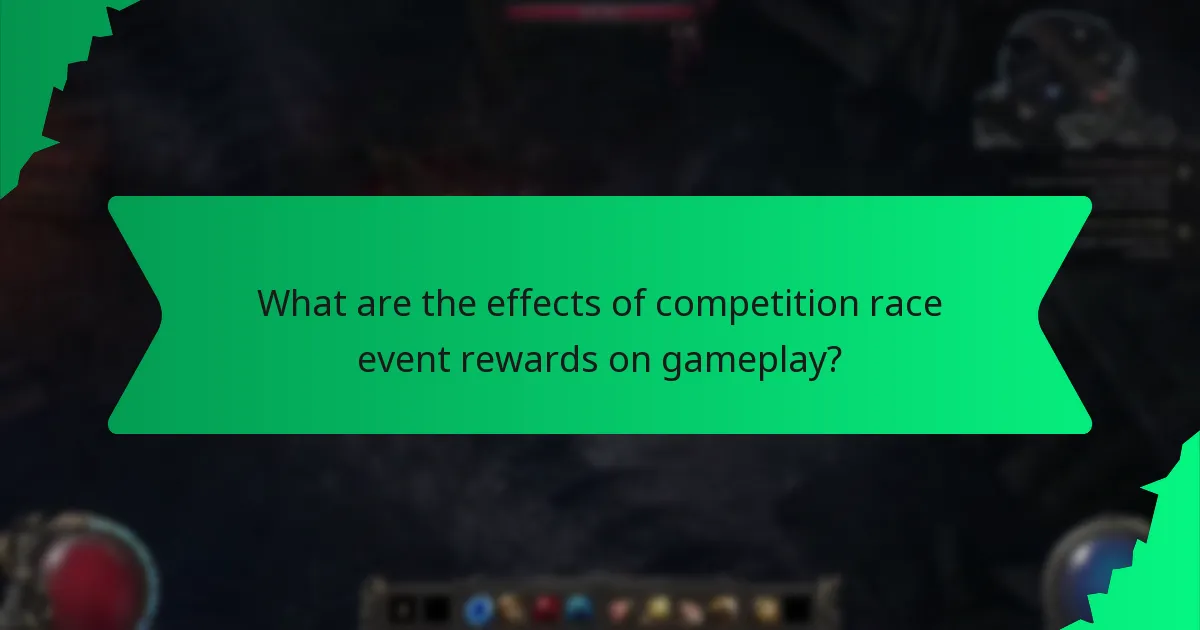 What role does colour play in competition race event rewards?
