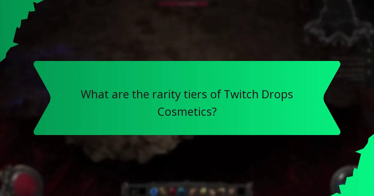 What colour options are available for Twitch Drops Cosmetics?