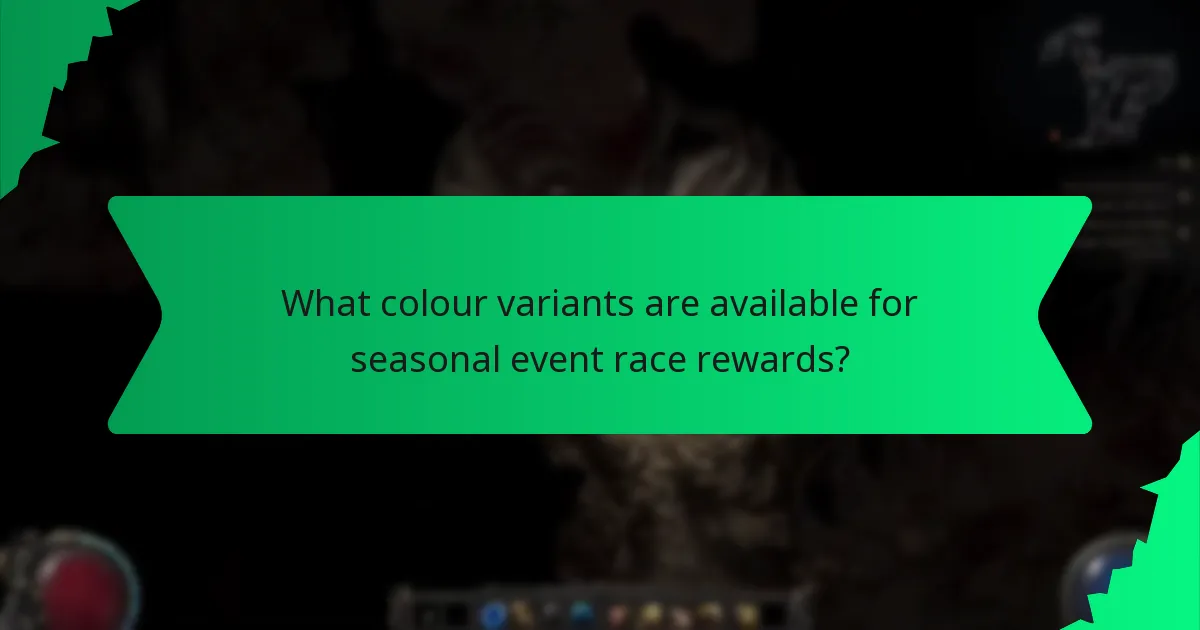 What effects do seasonal event race rewards provide?