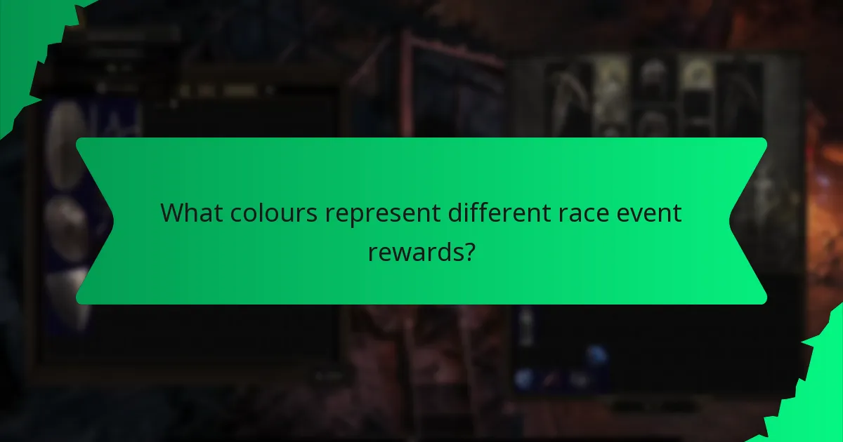 Which race event rewards are most sought after?